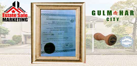 Ababd Membership Certificate of Gulmohar City