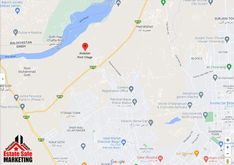 Location Map of Abdullah Village