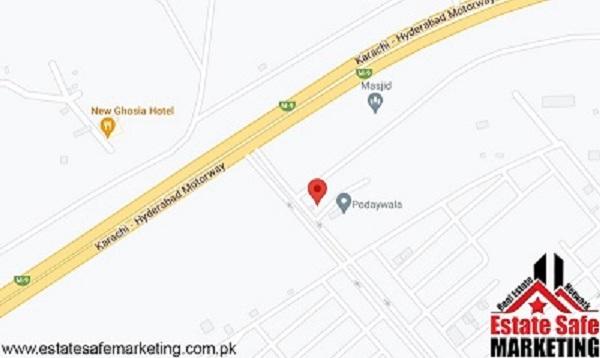 seven wonders city karachi location map