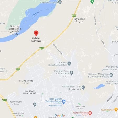 Location Map of Abdullah Village